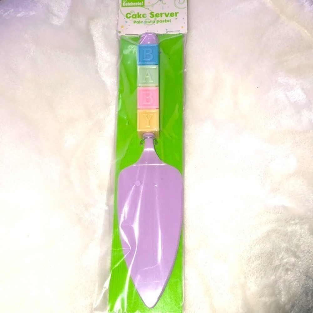 Wilton Cake Server Baby Shower Gender Reveal Unisex New